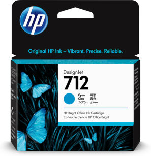 Atrament HP 712 Cyan 29 ml (3ED67A)