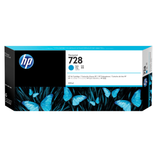 Atrament HP 728 Cyan 300 ml (F9K17A)