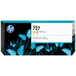Atrament HP 727 Yellow 300 ml (F9J78A)