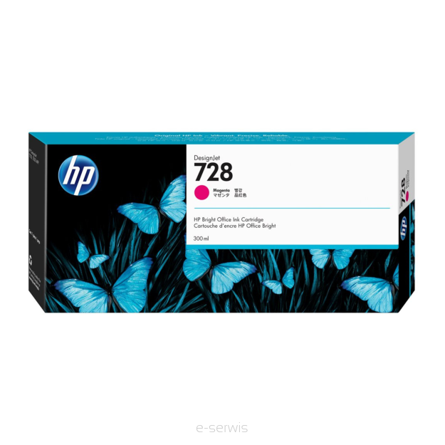 Atrament HP 728 Magenta 300 ml (F9K16A)