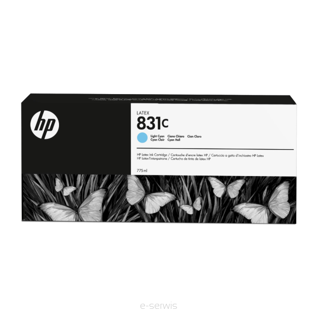 Atrament HP 831C 775ML LIGHT CYAN LATEX CZ698A