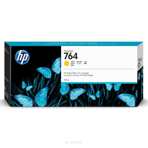 Atrament HP 764 Yellow 300 ml (C1Q15A)