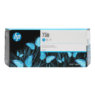 Atrament HP 738 Cyan 300 ml (676M6A)