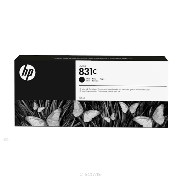 Atrament HP 831C 775ML BLACK LATEX CZ694A