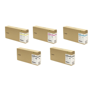 Komplet atramentów Canon PFI-710 CMYK MBK | zestaw 5 kolorów | ORYGINALNE | CF2355C001AA / CF2356C001AA / CF2357C001AA / CF2354C001AA / CF2353C001AA