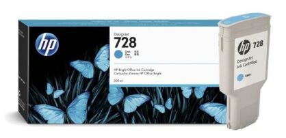 HP 728 Cyan 300ml F9K17A atrament dużej pojemności