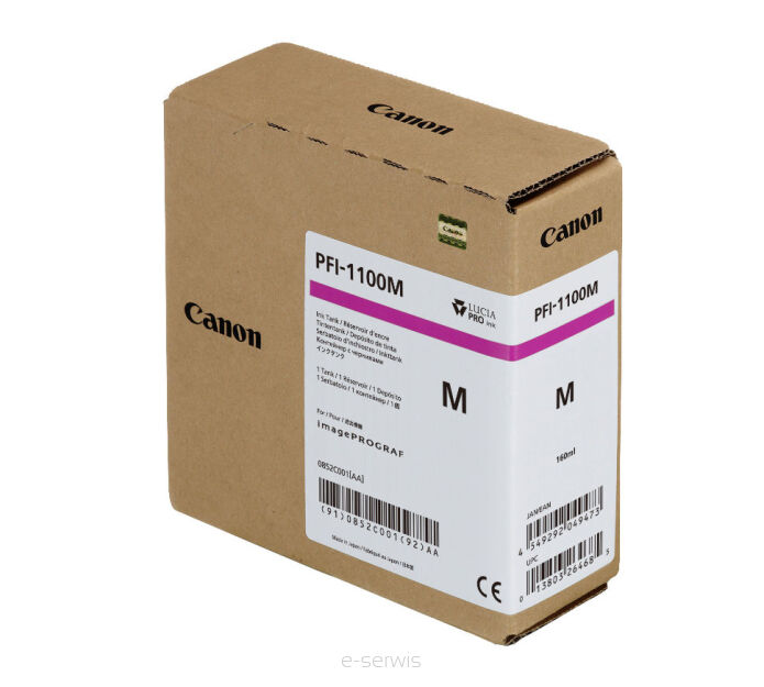 Tusz Canon PFI-1100 M Magenta – Oryginalny CF0852C001AA