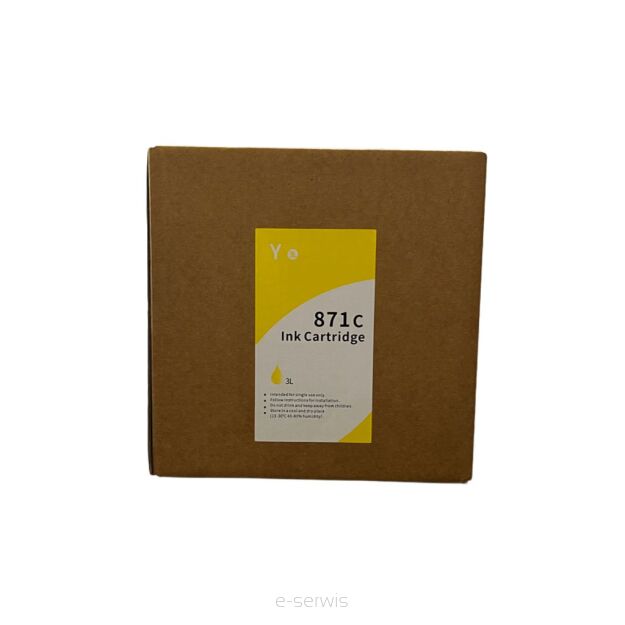 Atrament HP 871C Yellow 3 L | ZAMIENNIK